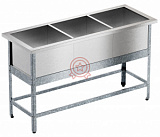 Ванна моечная трехсекционная "Бизнес" ВМБ 500/3 фото